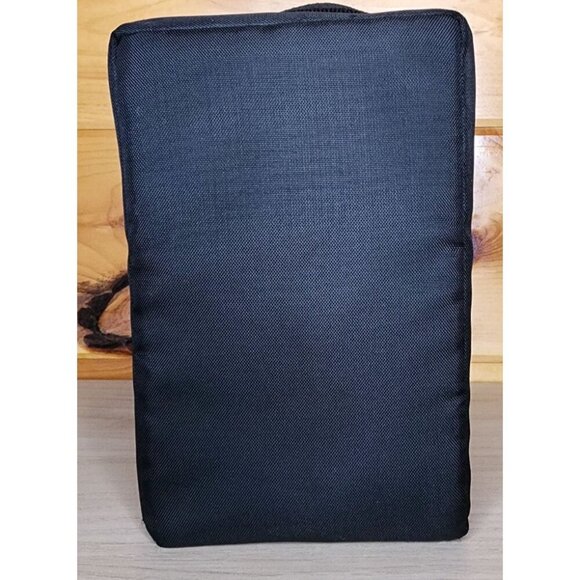 Vintage GEMINI 12 CD Carrying Case Black Nylon Strap Storage Logic 1993 Made USA - Picture 5 of 15